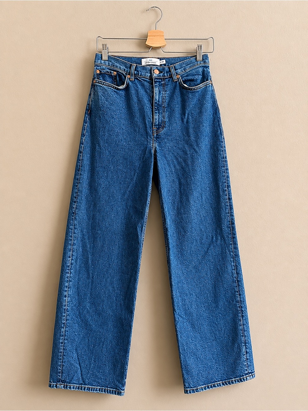 & OTHER STORIES High Rise Wide Leg Jeans Blue Denim Size 28 - Picture 2 of 9
